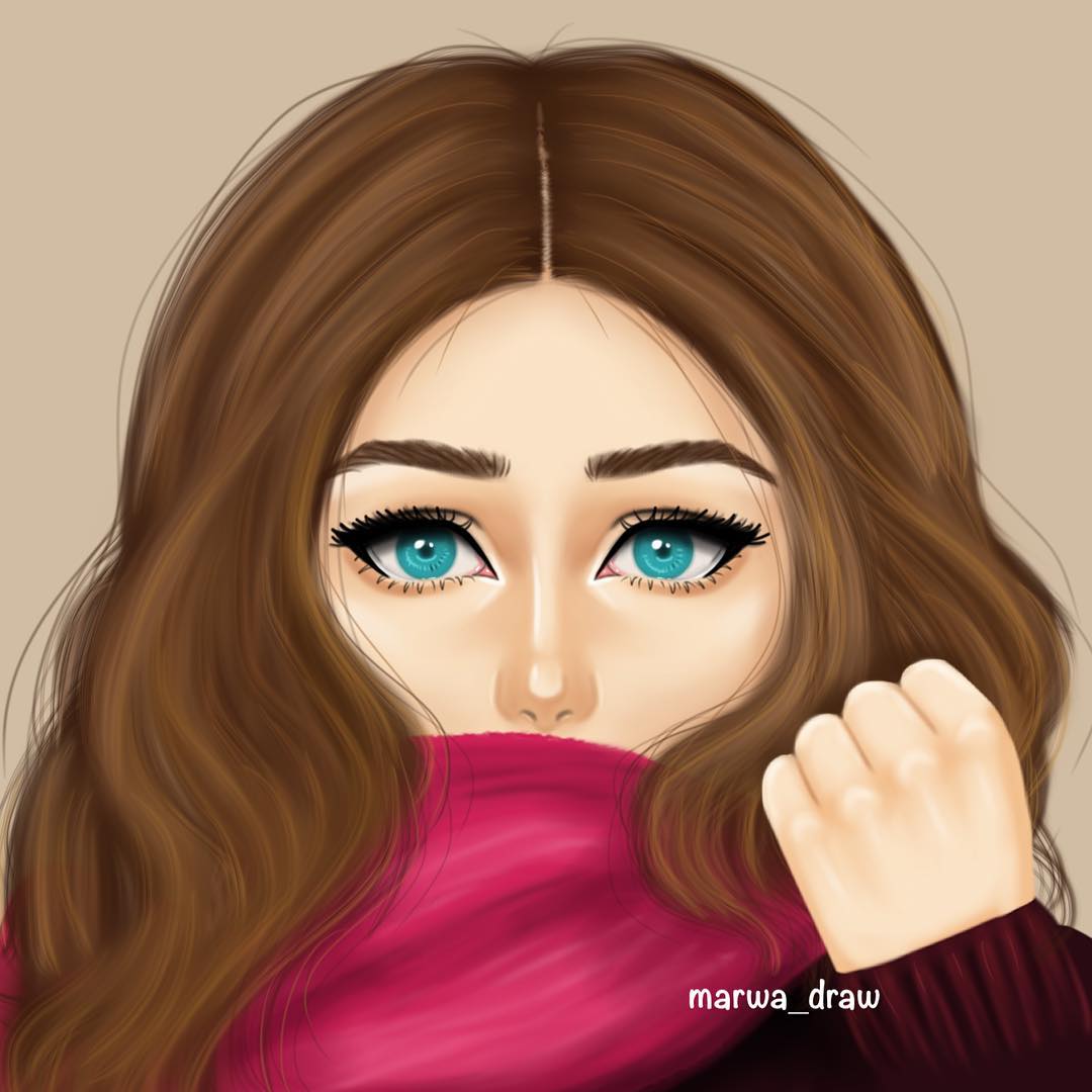 رسومات بنات جميلة - اجمل رسومات البنات الشيقة 1806