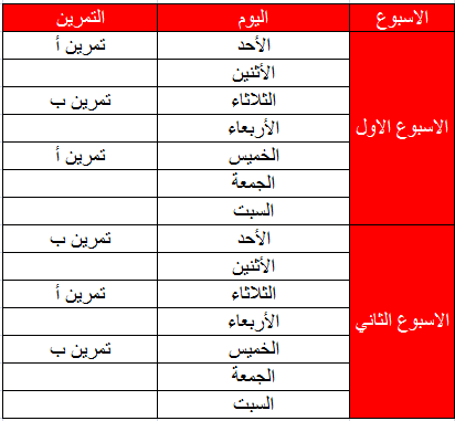 بالصور جدول تمارين كمال اجسام , اقوى التمارين للحصول ع جسم رياضى