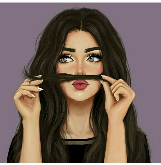 استخدميها لصور الواتس اب - صور بنات رسومات 555 2