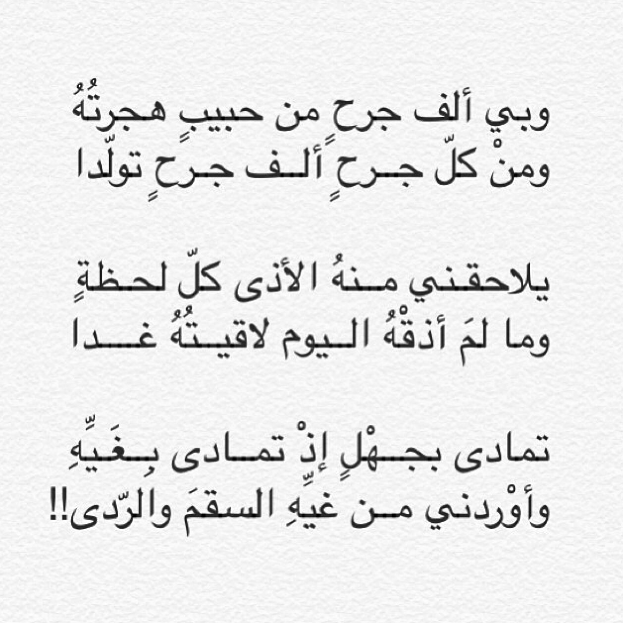 شعر المتنبي - اجمل الابيات الشعرية للمتنبي 4207 12