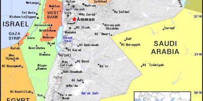 خريطة عمان الاردن 10858