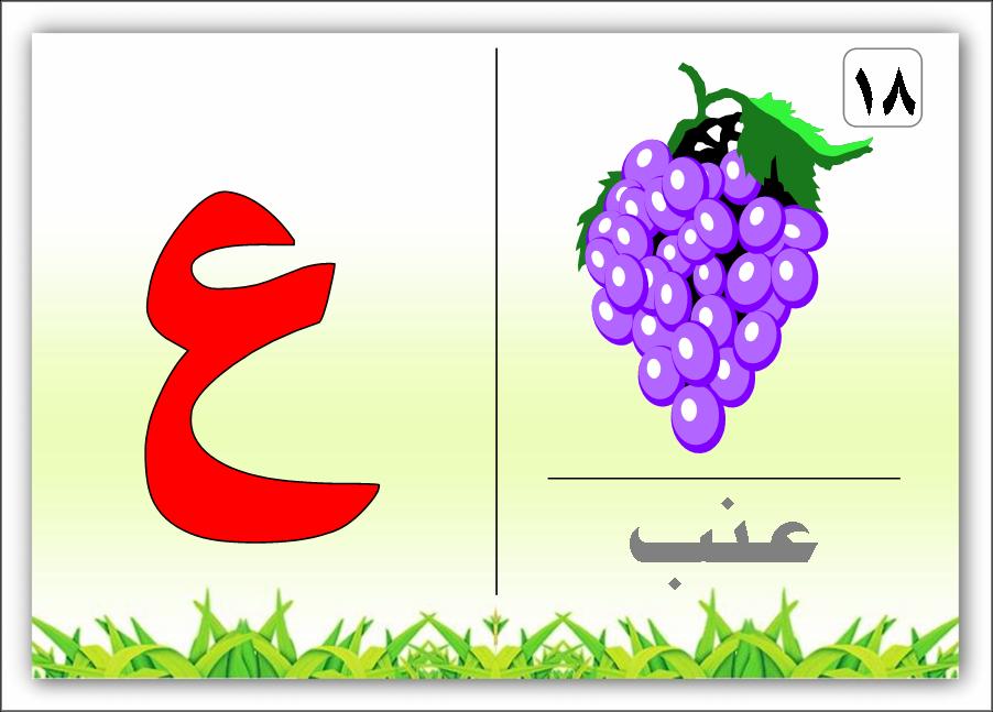 حرف ال ع , كلمات بحرف العين لتعليم اسهل لطفلك